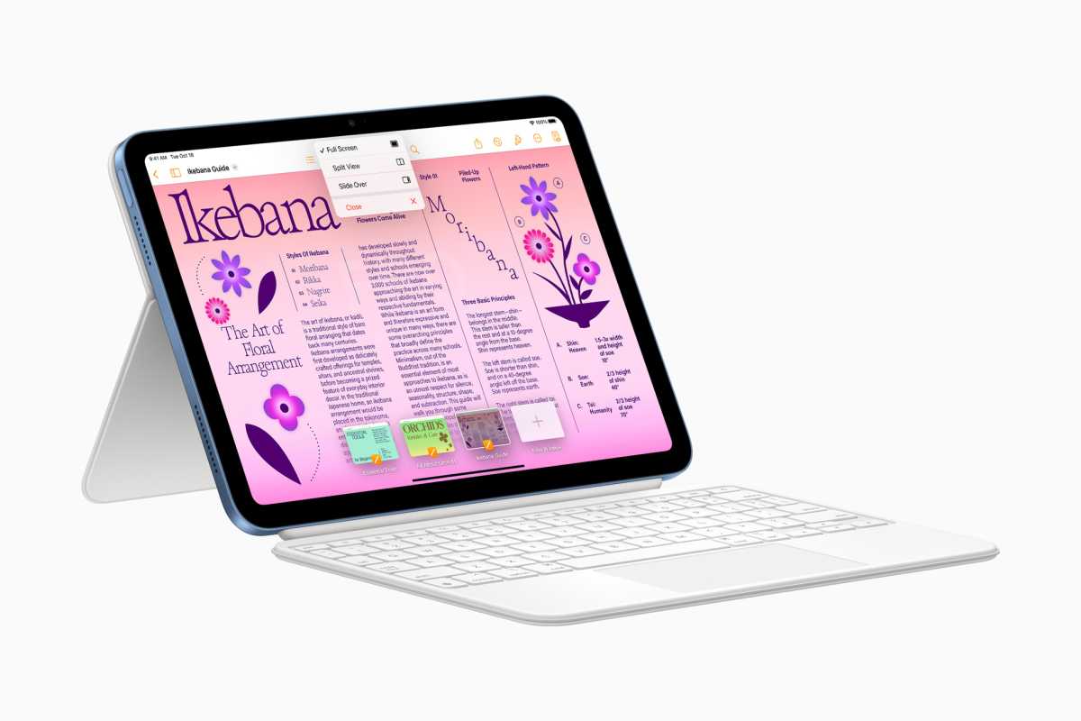 Funda con teclado mágico para iPad de 10.ª generación de Apple