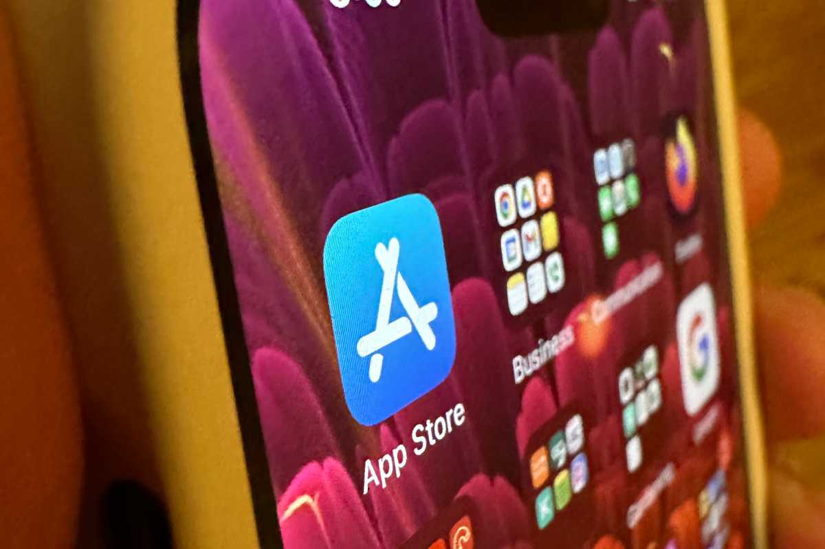 Icono de la App Store en un iPhone